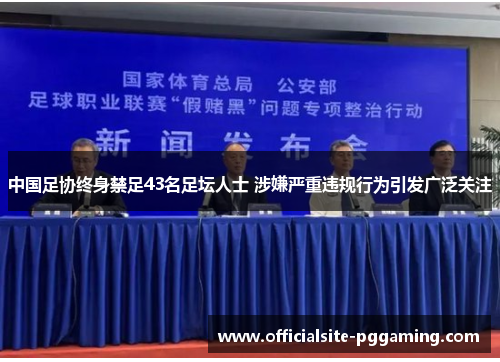 中国足协终身禁足43名足坛人士 涉嫌严重违规行为引发广泛关注 中国足协终身禁足43名足坛人士 涉嫌严重违规行为引发广泛关注